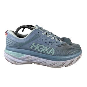 Hoka Bondi 7 Lace Up Athletic Running Shoes Sneakers Women's 10 Wide No Insoles